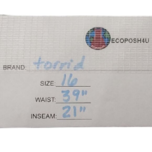 TORRID Womens Black Crop Bombshell Skinny Premium Stretch 16 - Picture 5 of 5